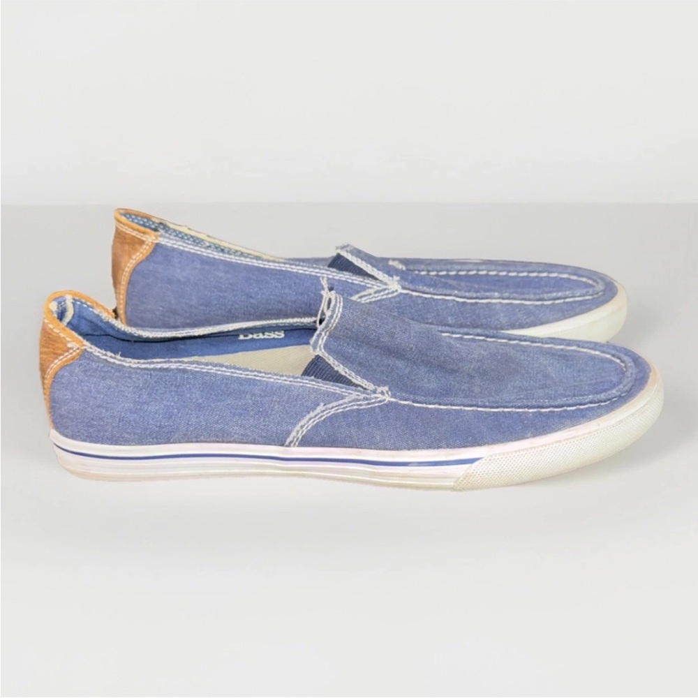GH Bass & Co Men’s Denim Boat Shoes Size 9M Worn Once